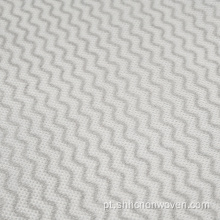 Onda cinza lenços impressos biodegradáveis ​​de tecido não tecido